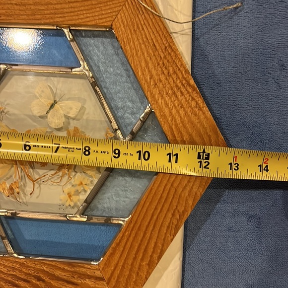 Tiffany Style Wood Framed Stained Glass - Picture 8 of 8